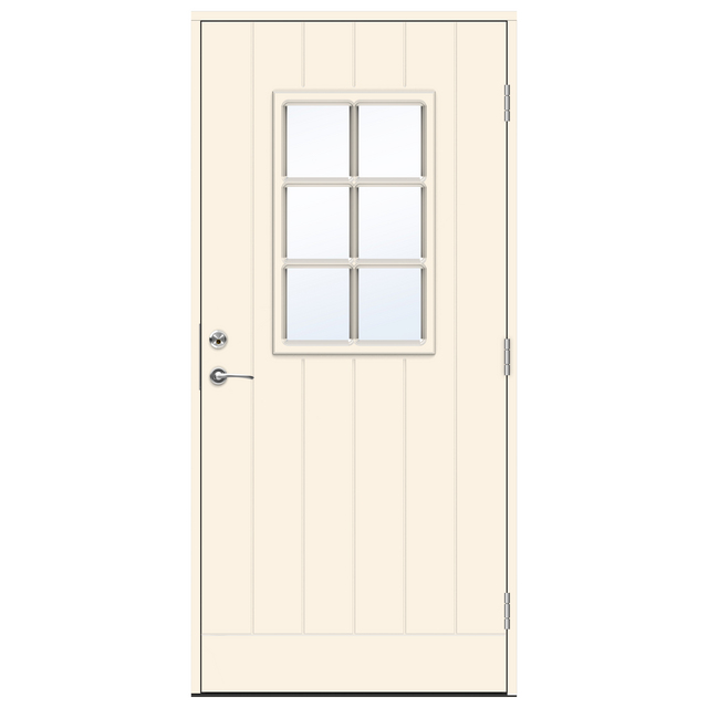 YTTERDÖRRSSET BIZET VIT NCS S 0502-Y 105MM KARM 10X21H